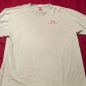 Short sleeve mint green tee